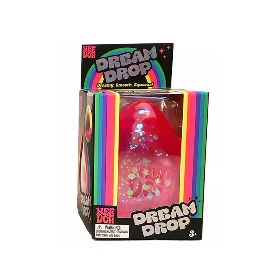 Игрушка-антистресс Капля релакса NeeDoh DRDND(Pink) с подставкой опт, дропшиппинг