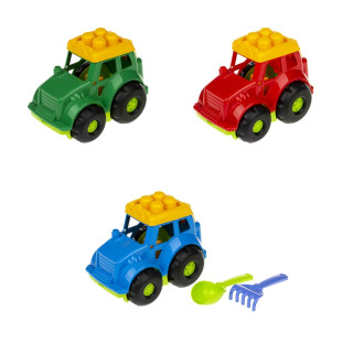 Песочный набор Трактор "Кузнечик" №1 Colorplast 0206