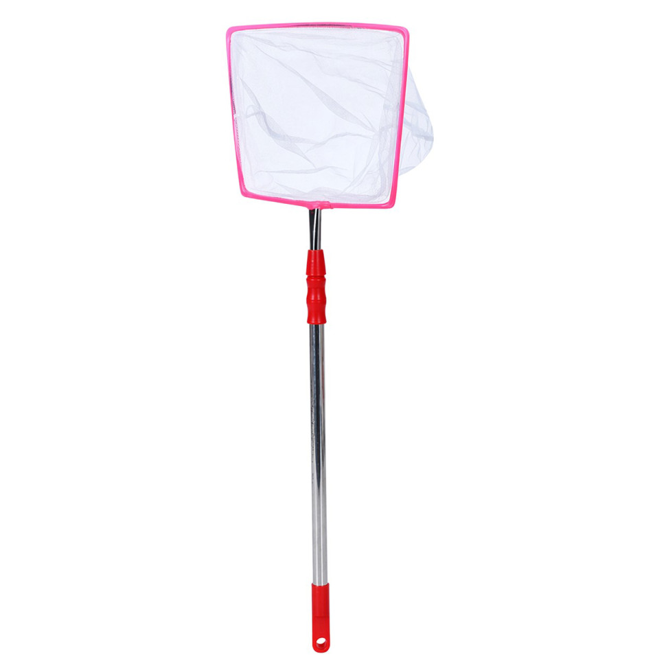 Сачок для метеликів MS 4388 (Red-Pink) телескопічна ручка 46-69 см - гурт(опт), дропшиппінг