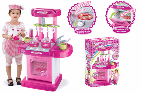 Игровой набор Кухня с аксессуарами 008-58А со светом и звуком