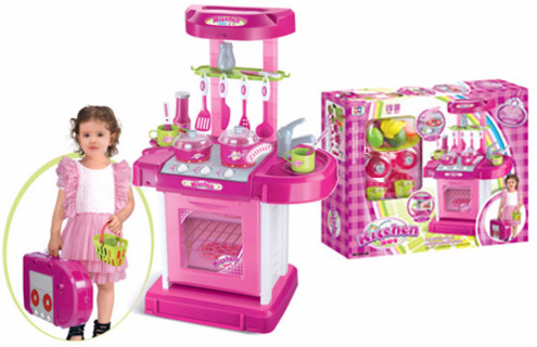 Игровой набор Кухня с аксессуарами 008-58А со светом и звуком