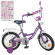 Велосипед детский PROF1 14д. Y14303N Blossom, SKD45, сиреневый NEON, фонарик, звонок, зеркало, доп.к - гурт(опт), дропшиппінг 