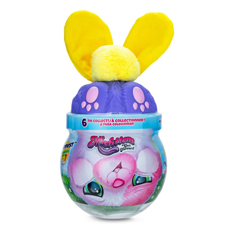 Мягкая игрушка Зайчик в банке W1 MISFITTENS 03965(W1) в ассортименте опт, дропшиппинг