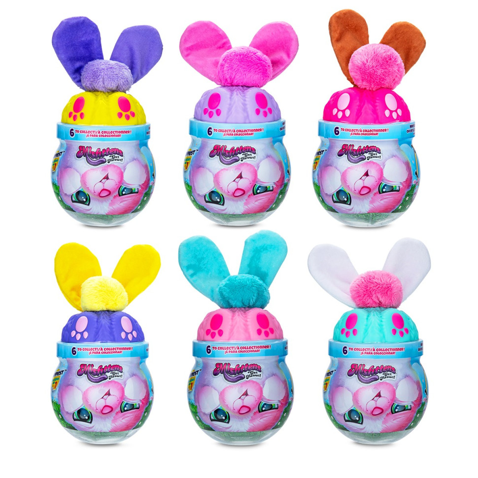 Мягкая игрушка Зайчик в банке W1 MISFITTENS 03965(W1) в ассортименте опт, дропшиппинг