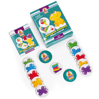 Игра настольная "Цветные лягушата" Vladi Toys VT8025-06 укр