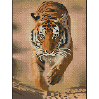 Алмазная мозаика "Сила" ZAV3040-51 без подрамника 30х40 см 