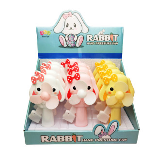 Детский ручной вентилятор "Зайчик" MK 4552 17 см