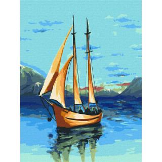 Картина по номерам "Романтика моря" ©art_shprota Идейка KHO2768 30х40 см