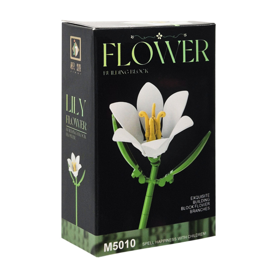 Конструктор дитячий Flower M5026-10 елементи для створення стебла та пелюсток - гурт(опт), дропшиппінг 