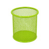 Стакан для ручек 562001-Green металлический, круглый, 9,5х7,5см опт, дропшиппинг
