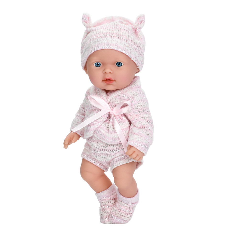Интерактивная игрушка Пупс 225-B-E(Pink-1) со звуком, высота 26 см опт, дропшиппинг
