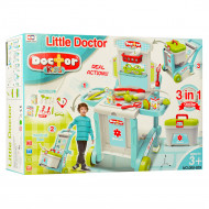 Дитячий ігровий набір лікаря 008-929 з візком і інструментами