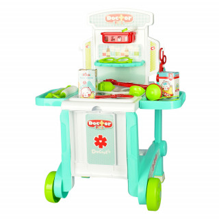 Детский игровой набор доктора 008-929 с тележкой  и инструментами