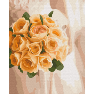 УЦЕНКА!!! Картина по номерам "Букет невесты" Brushme BS37531-UC 40х50 см