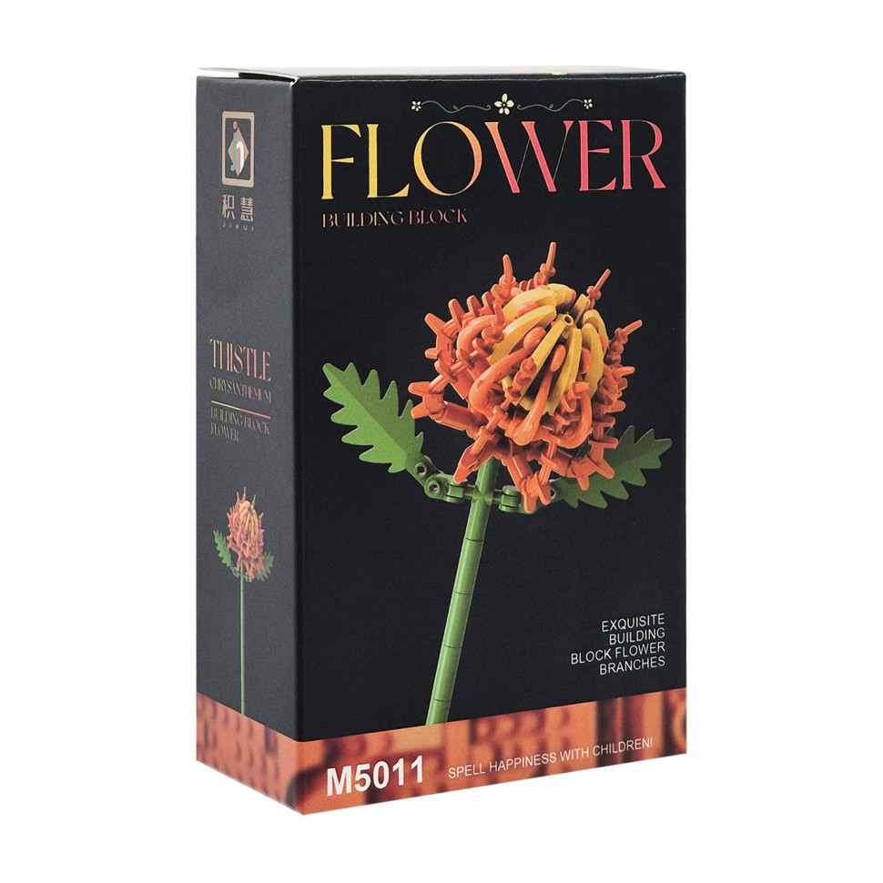 Конструктор дитячий Flower M5026-11 елементи для створення стебла та пелюсток - гурт(опт), дропшиппінг 
