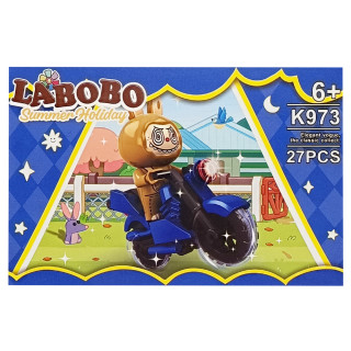 Детский конструктор Summer holiday LABUBU K973A-2, 27 деталей