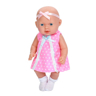 Интерактивная игрушка Пупс 225-B-E(Pink-2) со звуком, высота 26 см