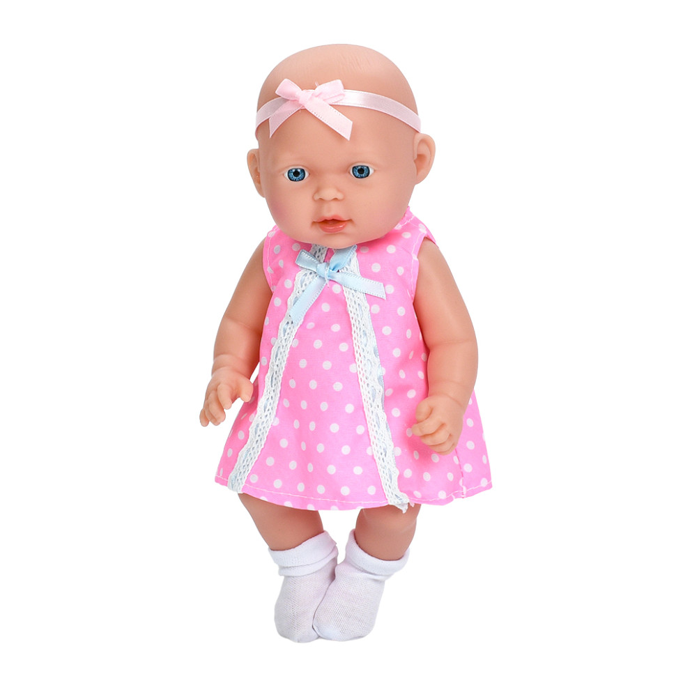 Интерактивная игрушка Пупс 225-B-E(Pink-2) со звуком, высота 26 см опт, дропшиппинг