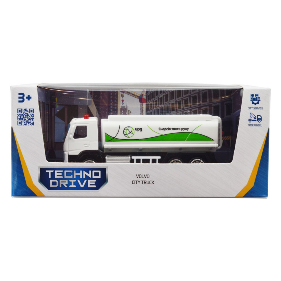 Автомодель игровая VOLVO ГАЗОВОЗ UPG TechnoDrive 250301, 11 см опт, дропшиппинг