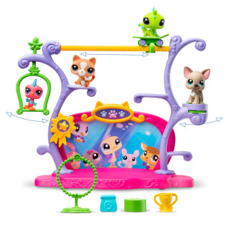 Игровой набор "Шоу Талантов" Littlest Pet Shop 00558 сцена, 2 фигурки, аксессуары