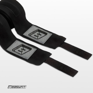Бинты для бокса EasyFit EF-0374-30-bk, Classic Wrap, черный 3 м