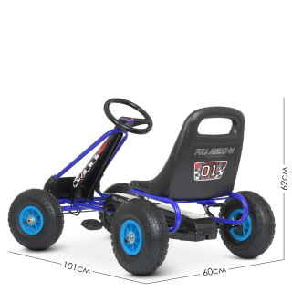 Велокарт дитячий Bambi kart M 0645(2)-4 синій