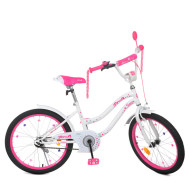 Велосипед детский PROF1 Y2094 20 дюймов, бело-малиновый