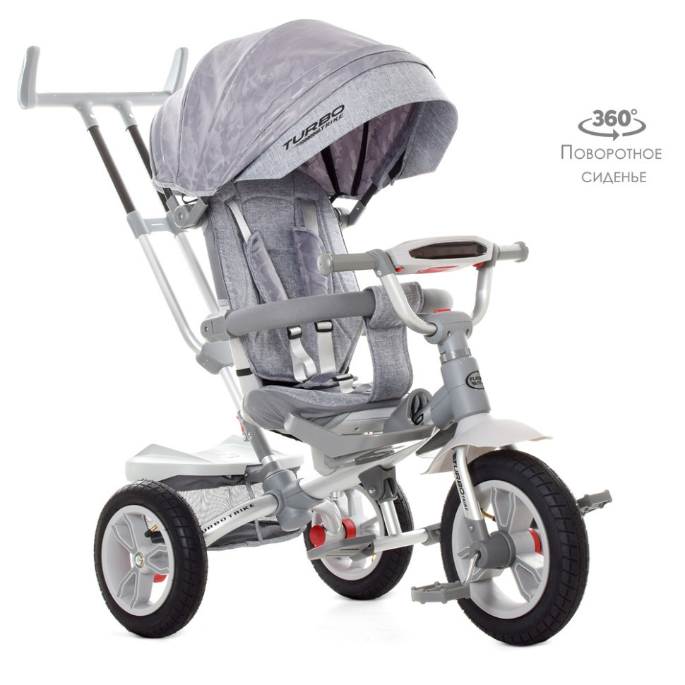 Дитячий триколісний велосипед TURBOTRIKE M 4058-19 з батьківською ручкою - гурт(опт), дропшиппінг 