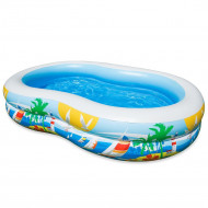 Дитячий надувний басейн Лагуна Intex 56490 овальний