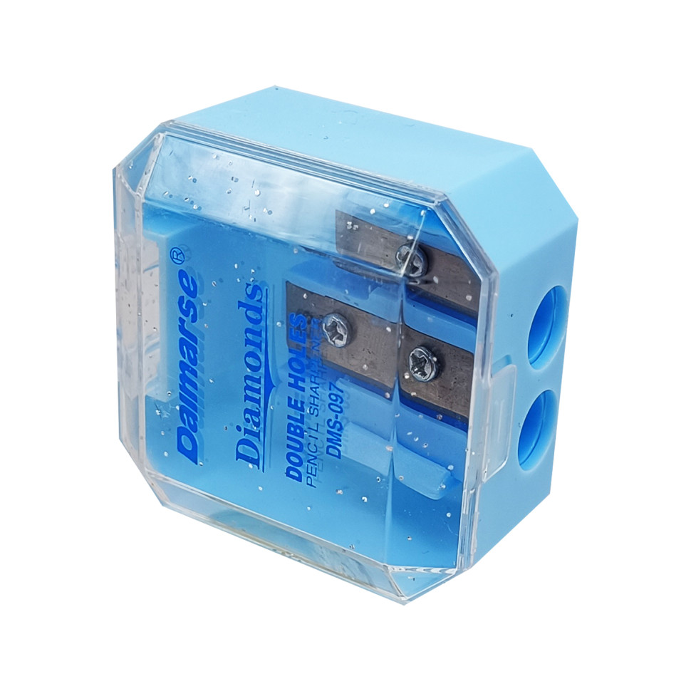Точилка подвійна DAIMARSE DMS 097(Blue)  - гурт(опт), дропшиппінг 