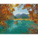 Алмазна мозаїка "Прогулянка гірським озером" DBS1017 Brushme 40х50 см - гурт(опт), дропшиппінг 