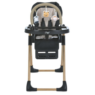 Детский стульчик для кормления CRAFT ME 1115-W Black 