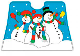 Дитяча лопата для снігу 3398TXK з наклейкою 