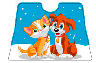 Дитяча лопата для снігу 3398TXK з наклейкою 