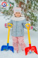 Детская лопата для снега 3398TXK с наклейкой  опт, дропшиппинг
