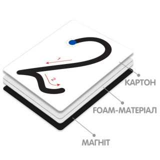 Демонстраційний магнітний набір цифр та математичних знаків VT5555-02