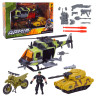 Игрушечный набор Военный BL2313 танк, вертолет, аксессуары опт, дропшиппинг