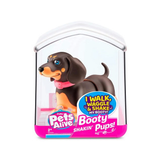 Интерактивный щенок Игривая Такса PETS ALIVE 9530SQ1-3 ходит виляет хвостиком