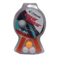 Набор для настольного тенниса Extreme Motion TT24199, 2 ракетки, 3 мячика