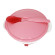 Тарелка на присоске с термоложкой и крышкой MGZ-0101(Pink) 250 мл опт, дропшиппинг