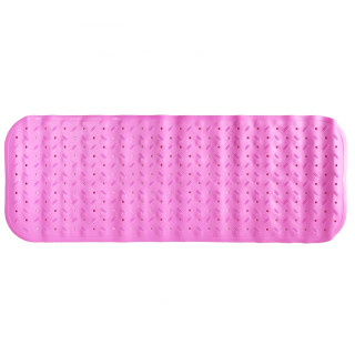 Коврик в ванную комнату на присосках MGZ-0901(Pink) 35х95 см
