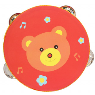 Деревянная игрушка Бубен MD 0367-1 диаметр 15 см