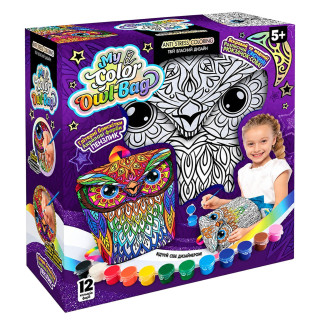 Набор креативного творчества "My Color Owl-Bag" COWL-01-01U рюкзак-раскраска