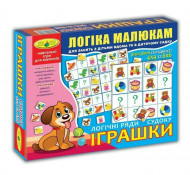 Детская развивающая игра "Логические ряды. Игрушки. Судоку" 82760 на укр. языке