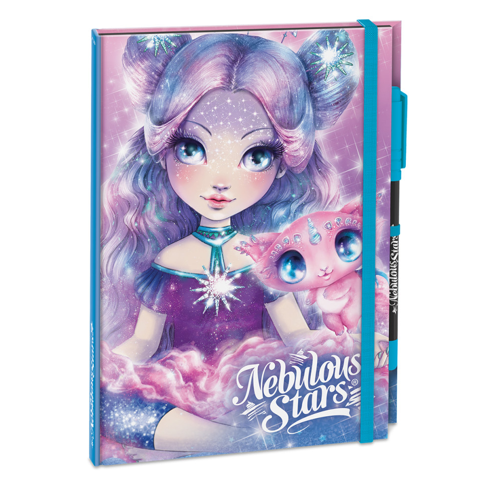 Блокнот черные листы Делюкс Небулия Nebulous Stars 11583-1 с ручкой опт, дропшиппинг