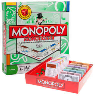 Настольная игра Монополия 6123 на русском языке