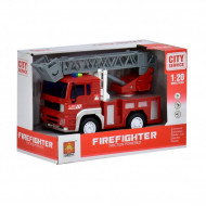 Іграшкова пожежна машина з підйомником WY551B інерційна