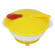 Тарілка на присосці з термоложкою та кришкою MGZ-0101(Yellow) 250 мл - гурт(опт), дропшиппінг 