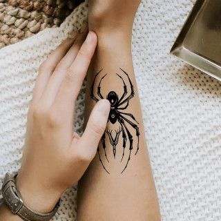 Набор детских временных тату "Черные мини №4" black-tattoo-mini-set-4-H