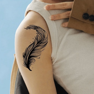 Набор детских временных тату "Черные мини №4" black-tattoo-mini-set-4-H